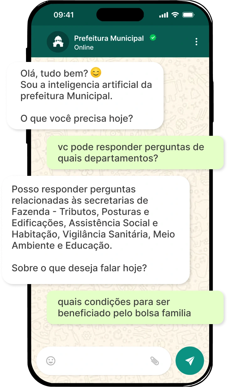 Chatbot com IA Aprendizado de maquina - Gove